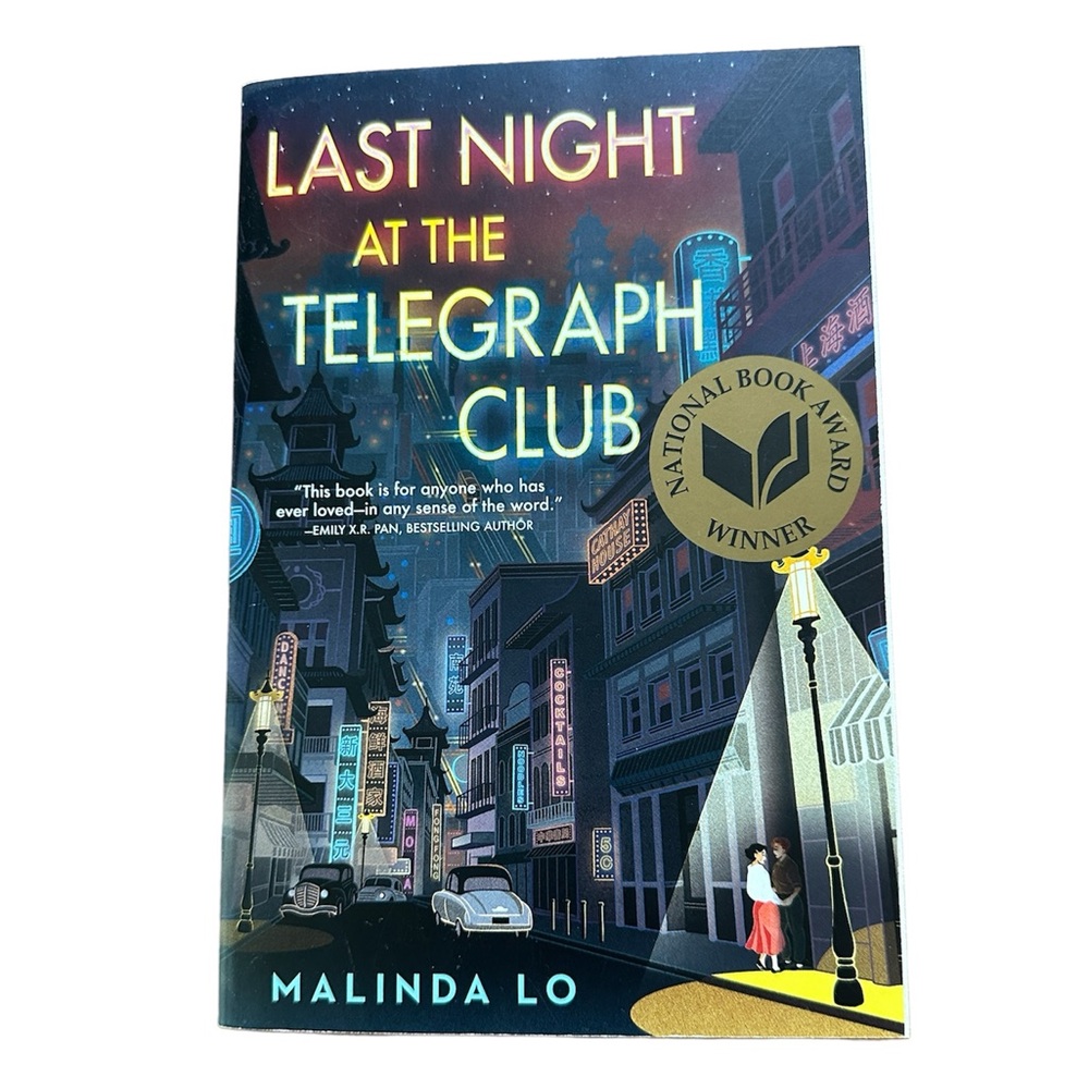 Last Night at the Telegraph Club Book by Malinda Lo National Book Award Winner